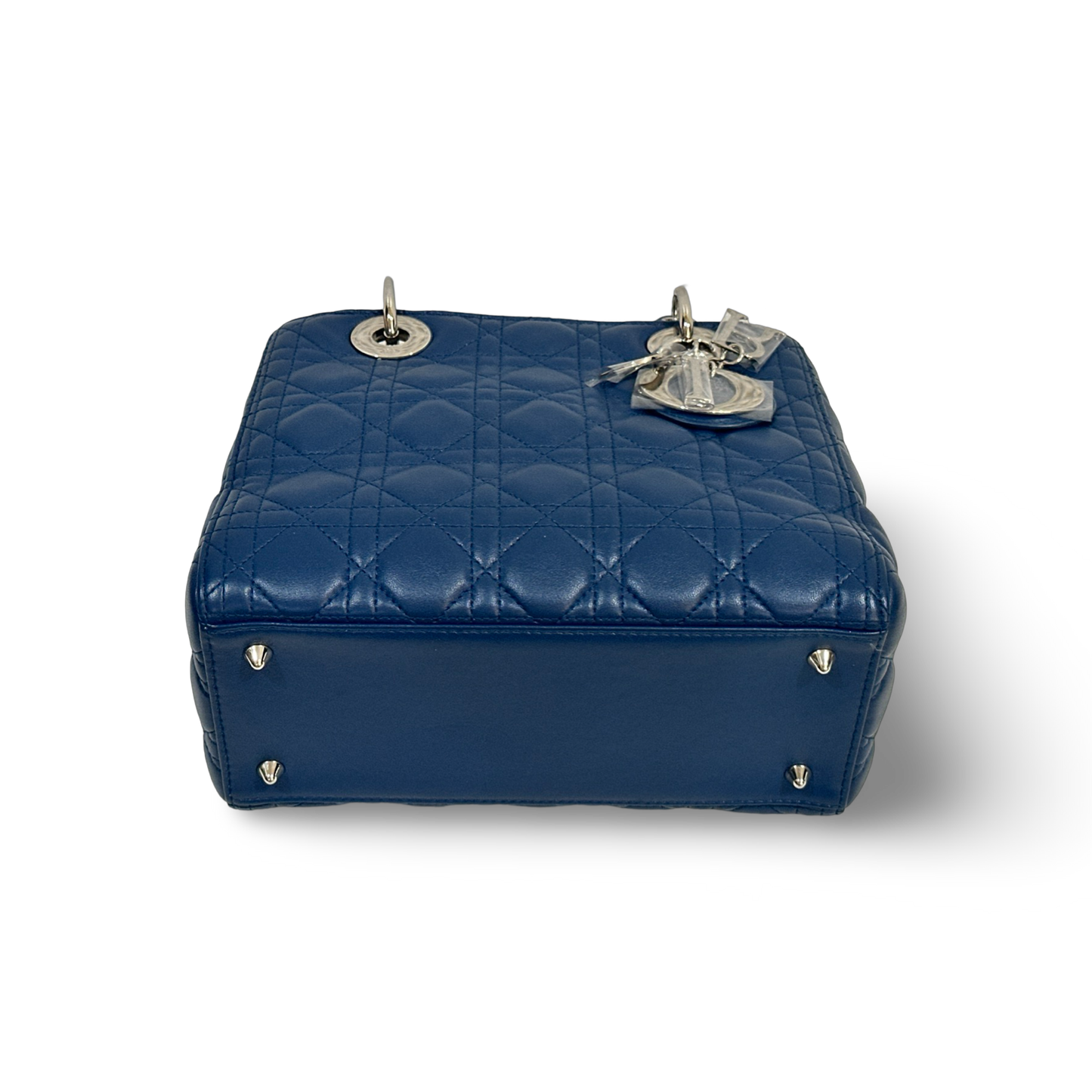 Dior Classic Lambskin Medium Lady Bag Blue