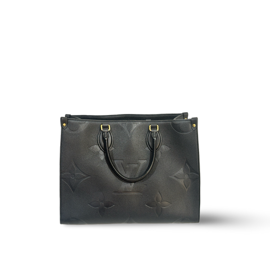 Louis Vuitton Onthego MM Tote - Black