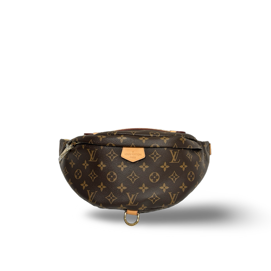 Louis Vuitton Pouch Waist Bag Gold Brown