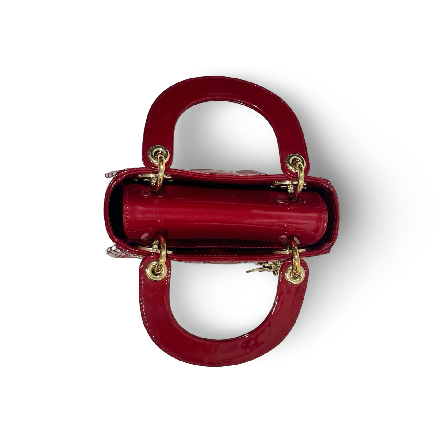 Dior Classic Patent Mini Lady Dior Bag