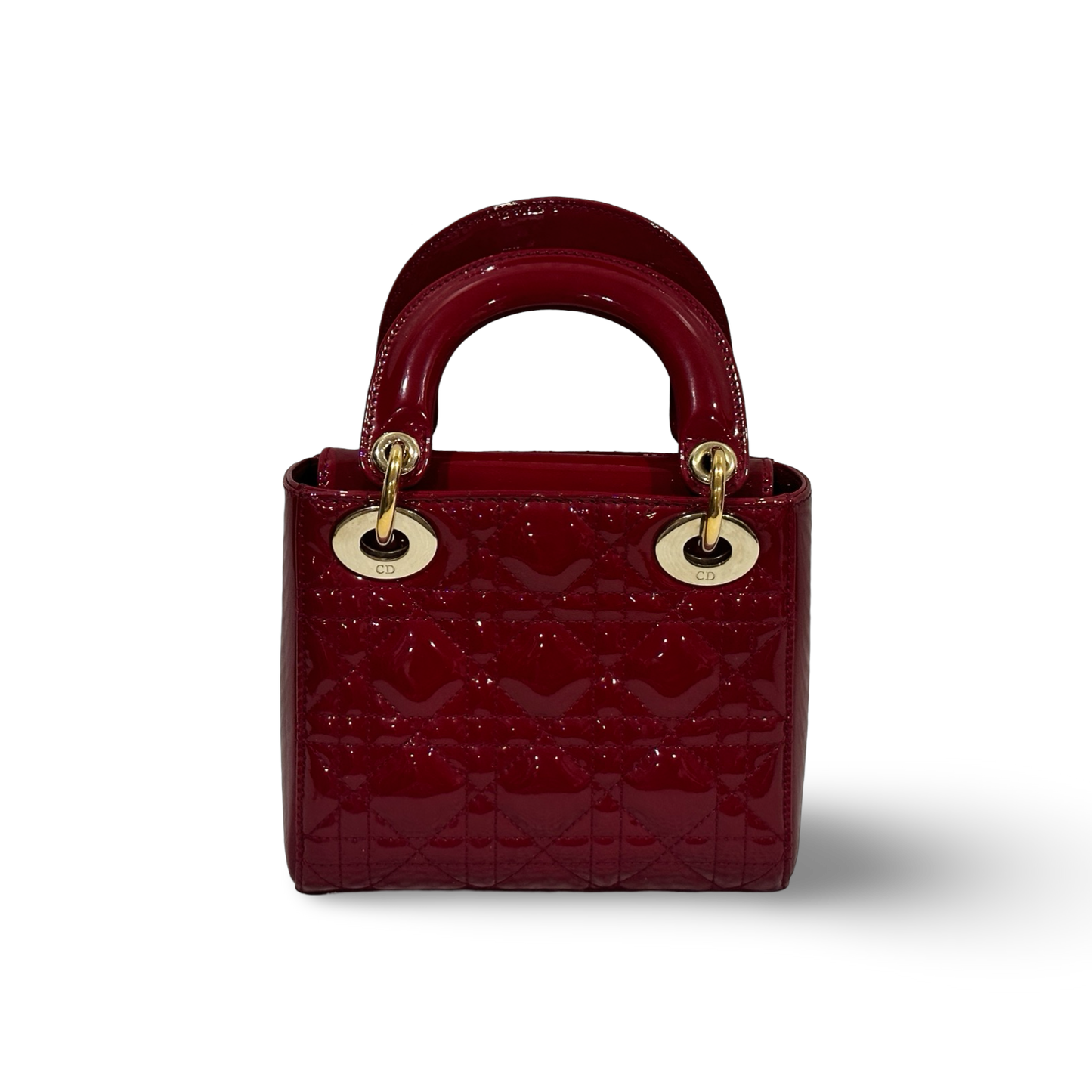 Dior Classic Patent Mini Lady Dior Bag