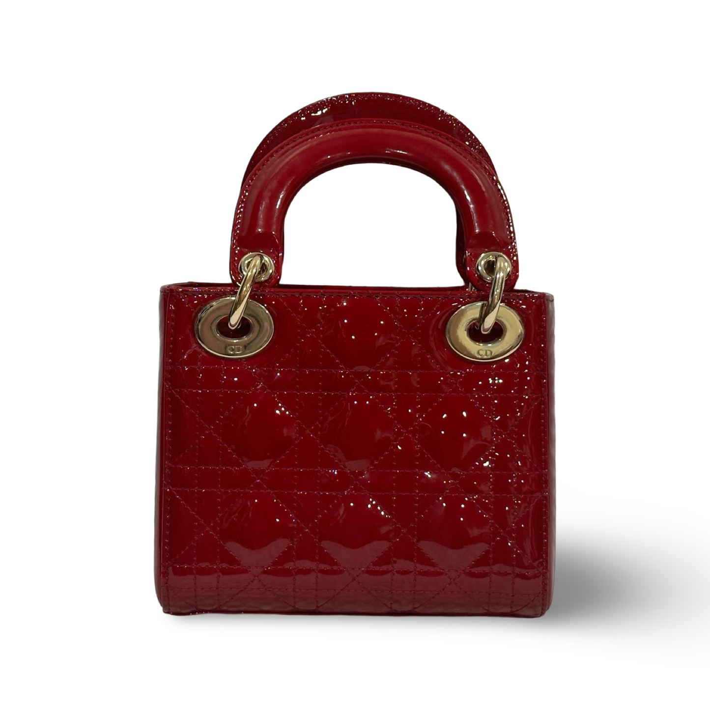 Dior Classic Patent Mini Lady Dior Bag