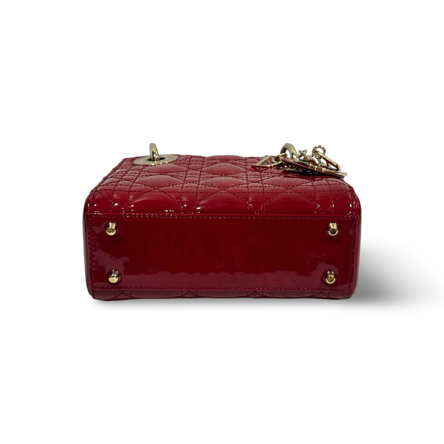Dior Classic Patent Mini Lady Dior Bag