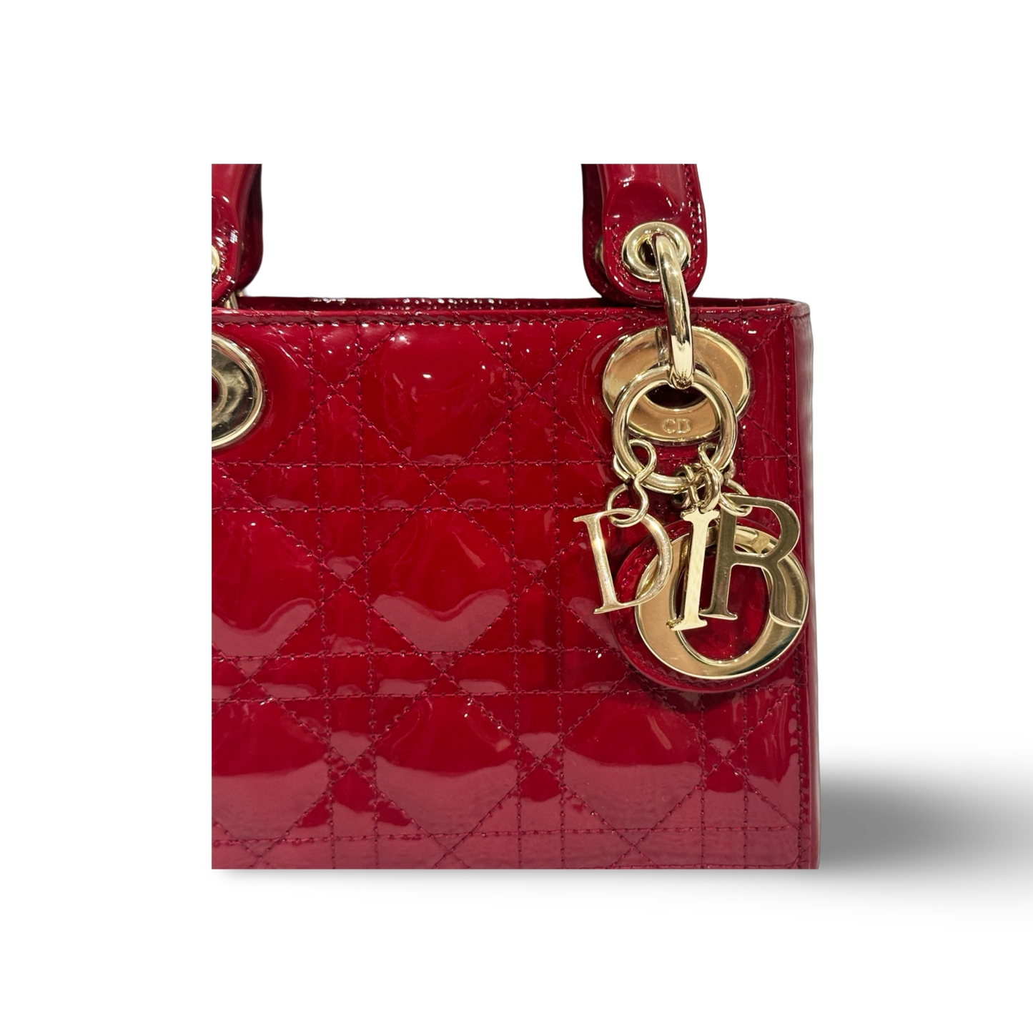 Dior Classic Patent Mini Lady Dior Bag