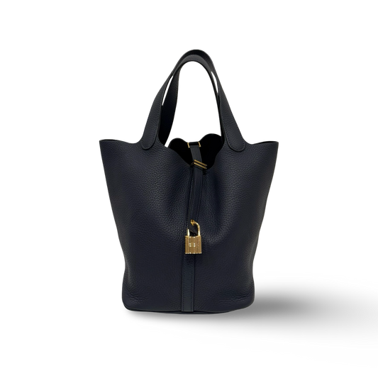 Hermes Togo 22 Picotine Bag - SHW /Black