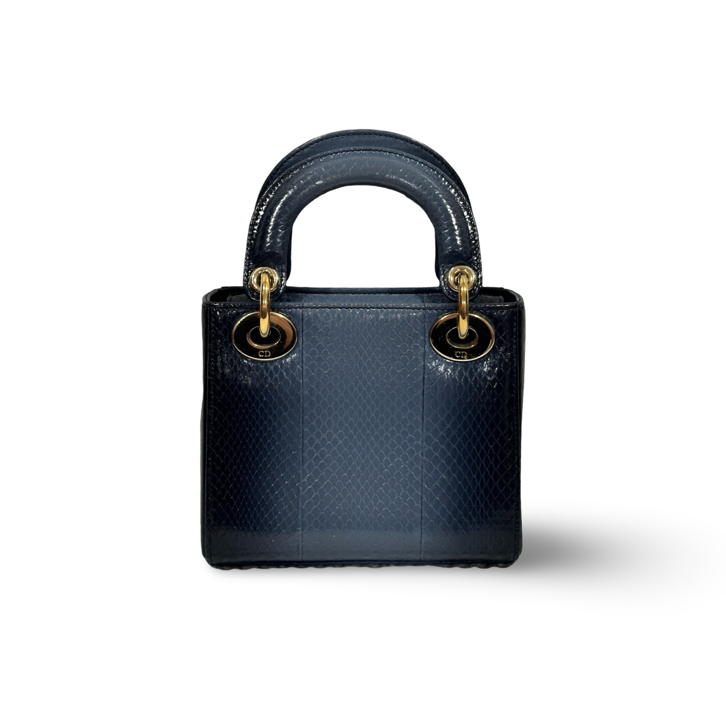 Dior Sneak Skin Mini Lady Bag Blue