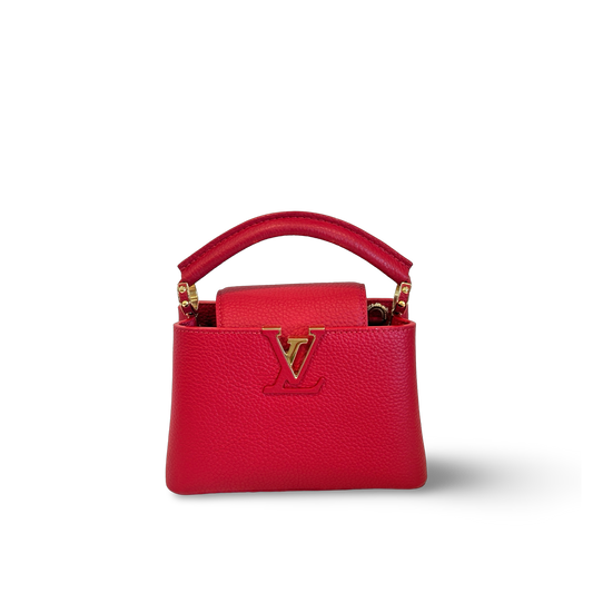 Louis Vuitton Capucines Mini Red