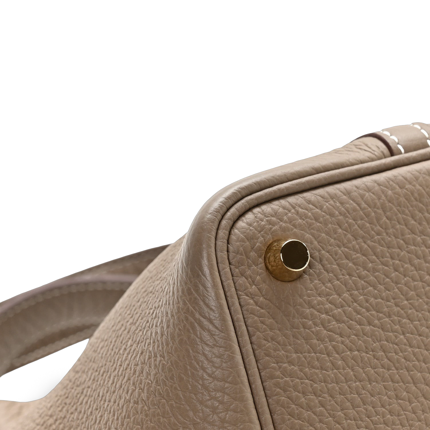 Hermes Togo Picotin Lock 18 Bag - GHW/Etoupe