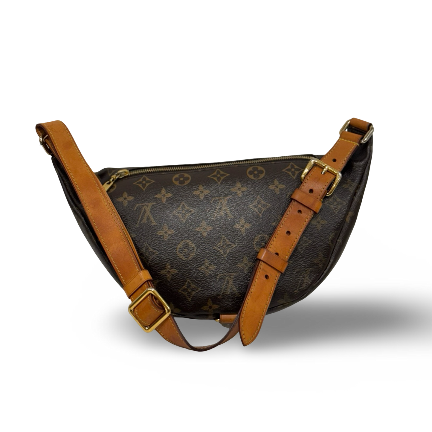 Louis Vuitton Monogram Bum Bag Waist Bag- GHW / Brown