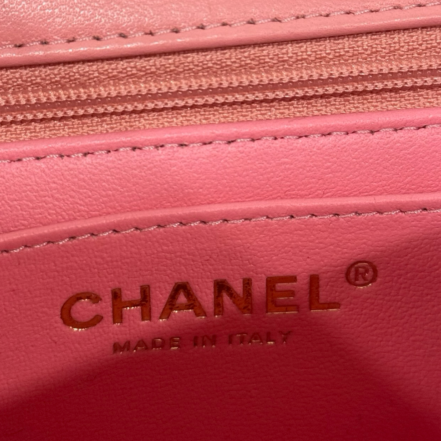 Chanel Quilted Lambskin Rectangular Mini Top Handle Flap - GHW / Pink