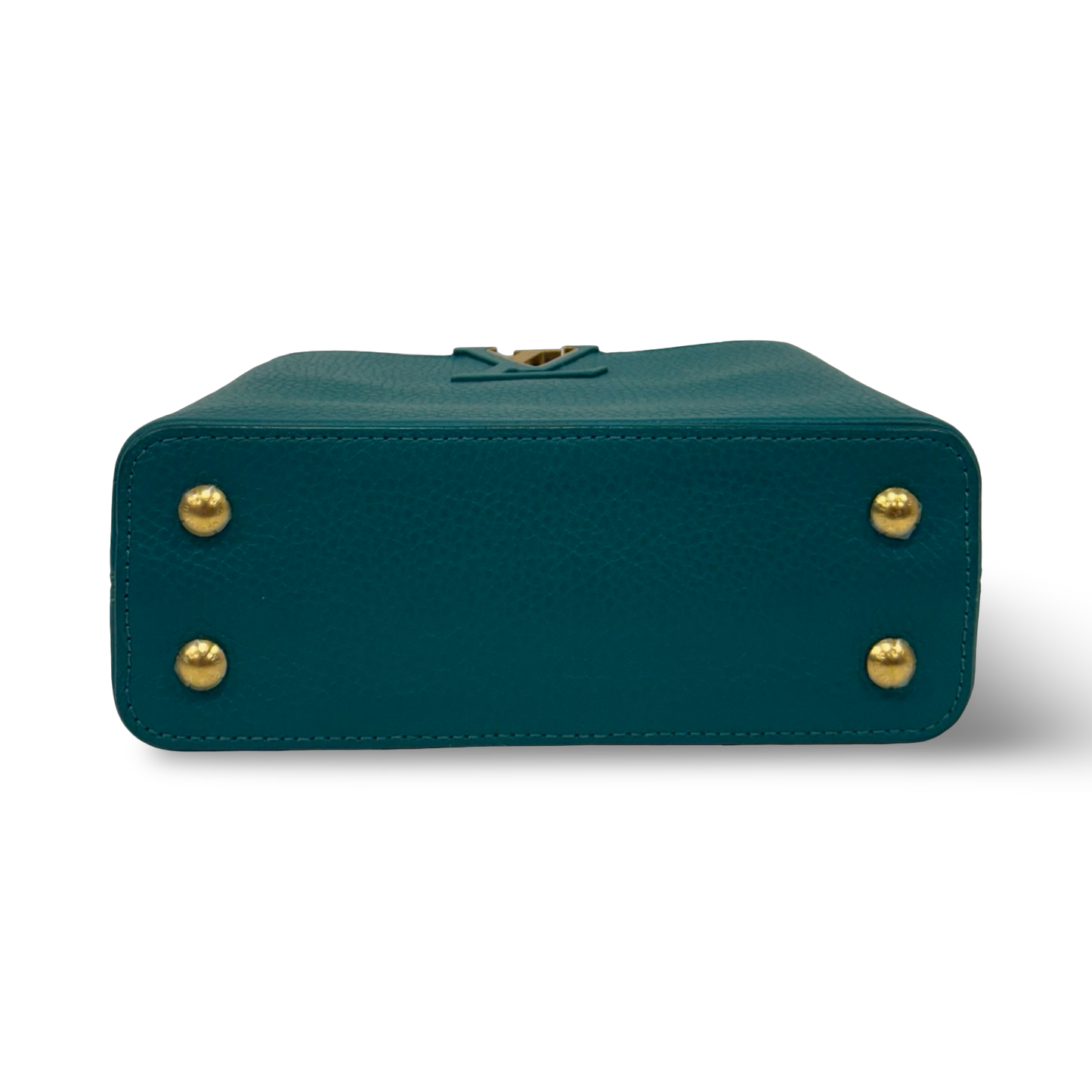 Louis Vuitton Python Mini Capucines Bag - GHW / Green