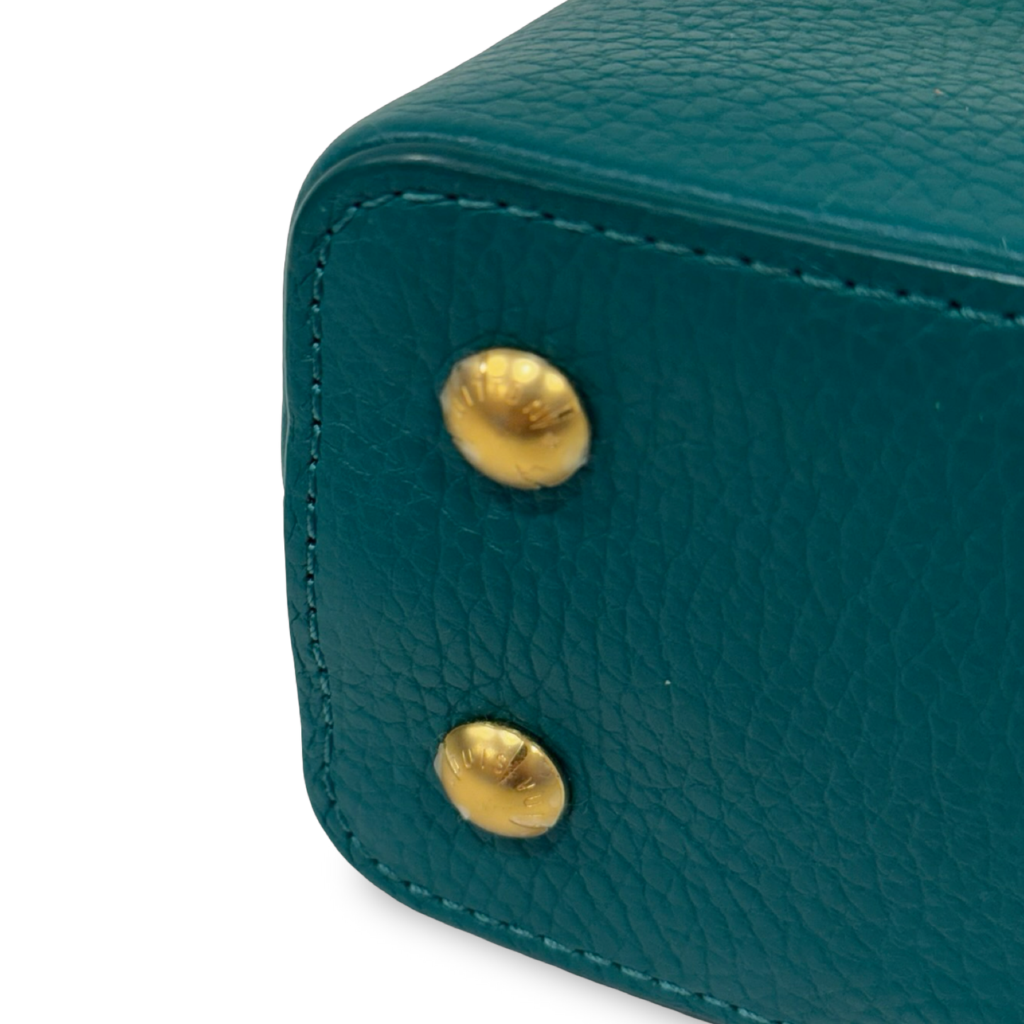 Louis Vuitton Python Mini Capucines Bag - GHW / Green