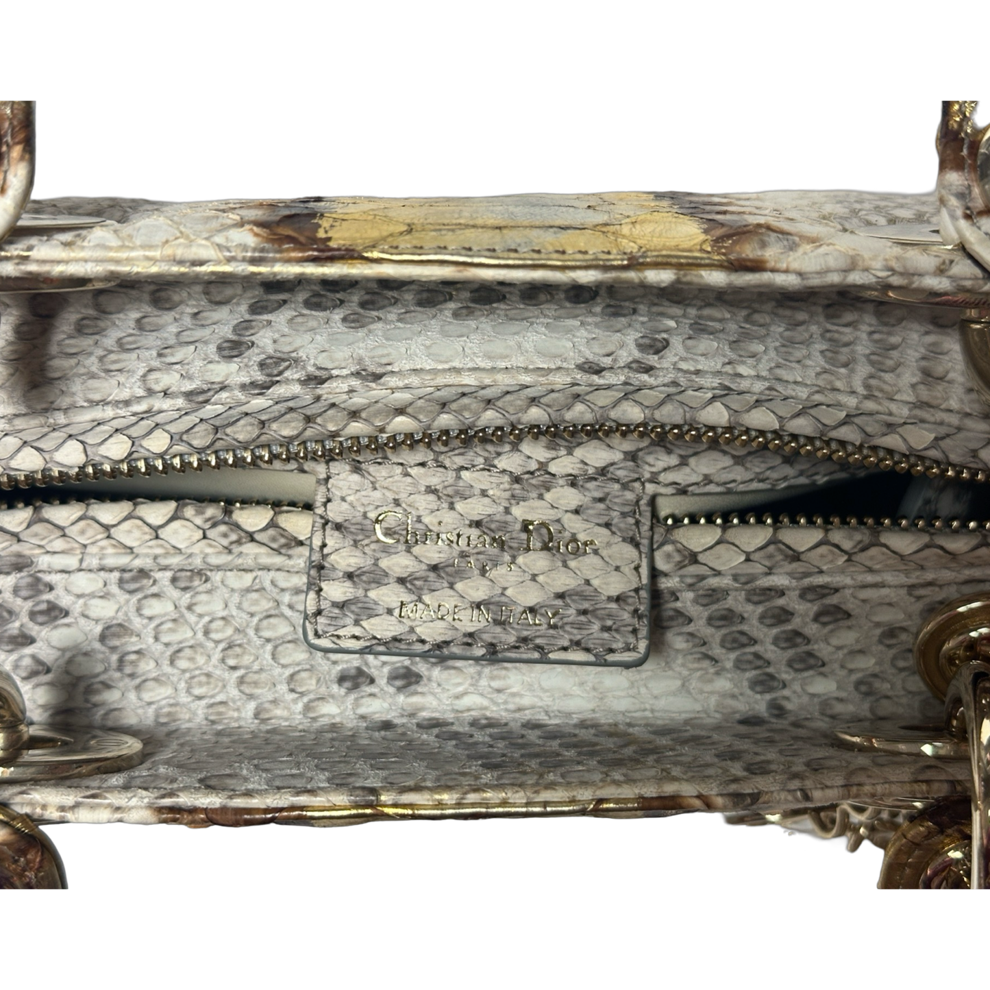 Dior Classic Python Small Lady Bag
