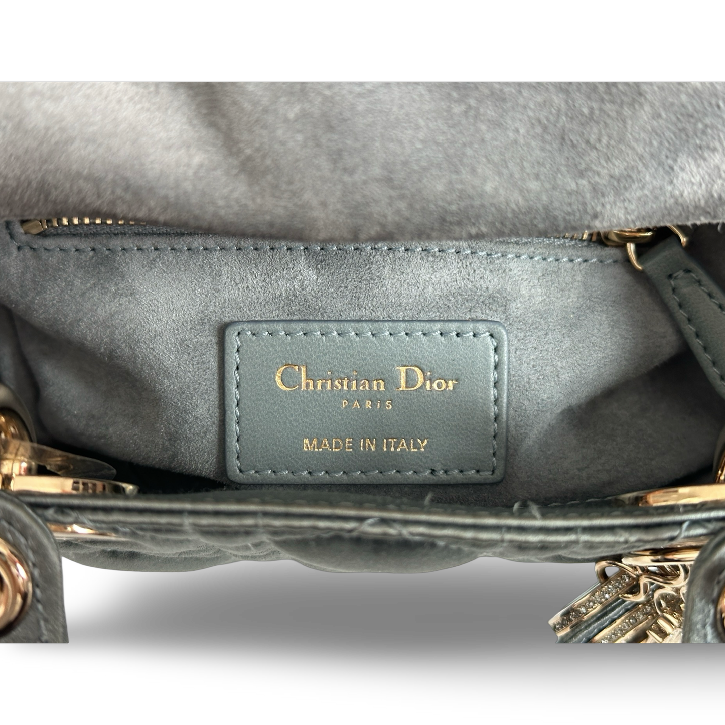 Dior Classic Lambskin Stain Mini Lady Bag