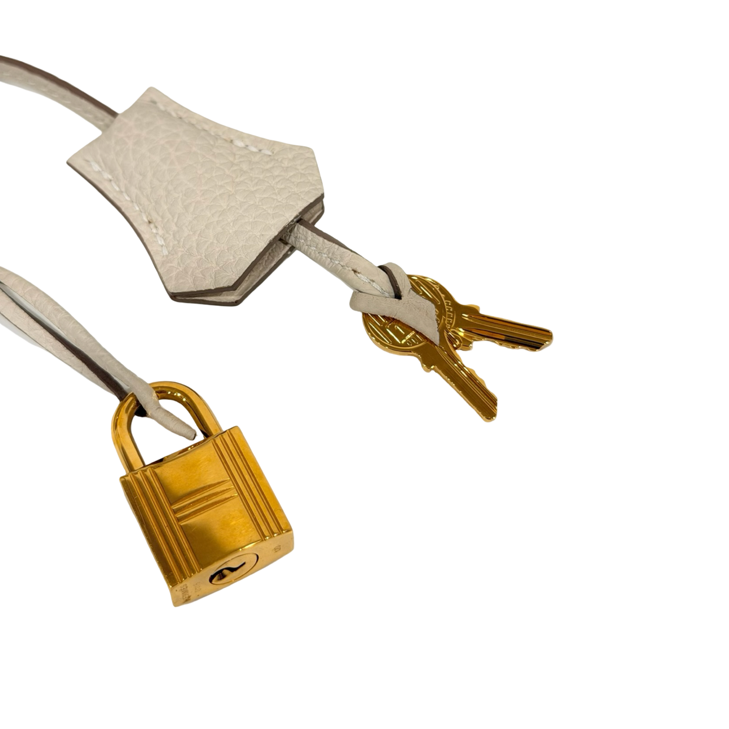 Hermes Togo Birkin 30 Bag - GHW / White