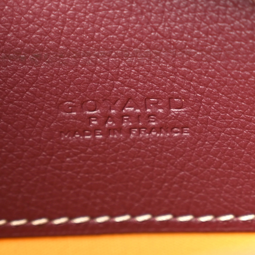 Goyard Goyardine Hirondelle Bag- SHW/ Burgundy