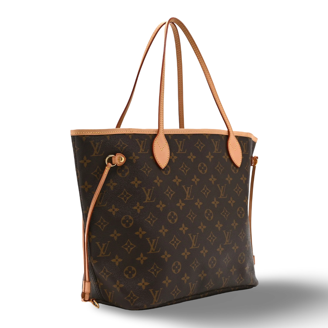 Louis Vuitton Monogram MM Neverfull Bag - GHW/ Brown