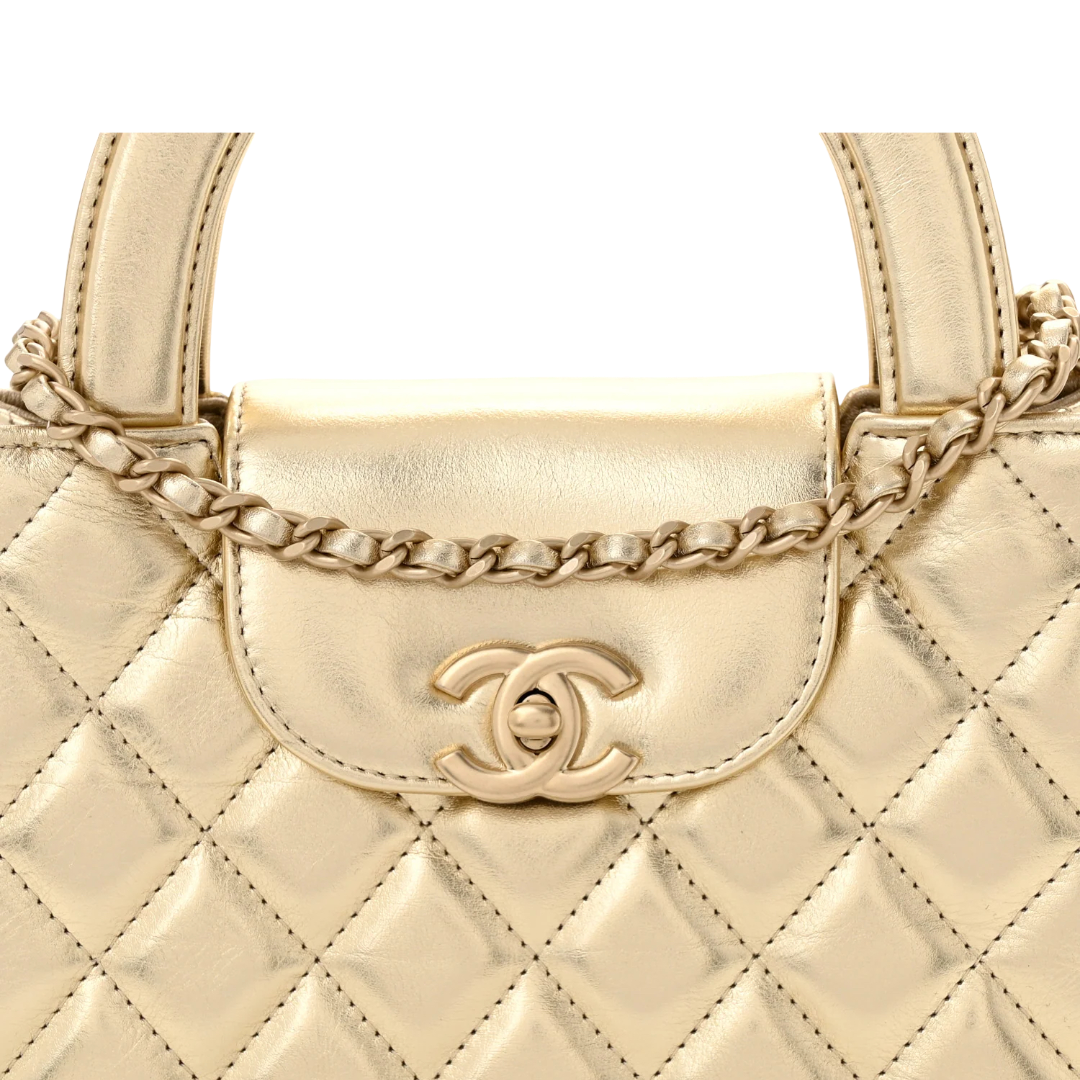 Chanel Quilted Shinny Calfskin 25C Small Kelly Bag - GHW / Gold