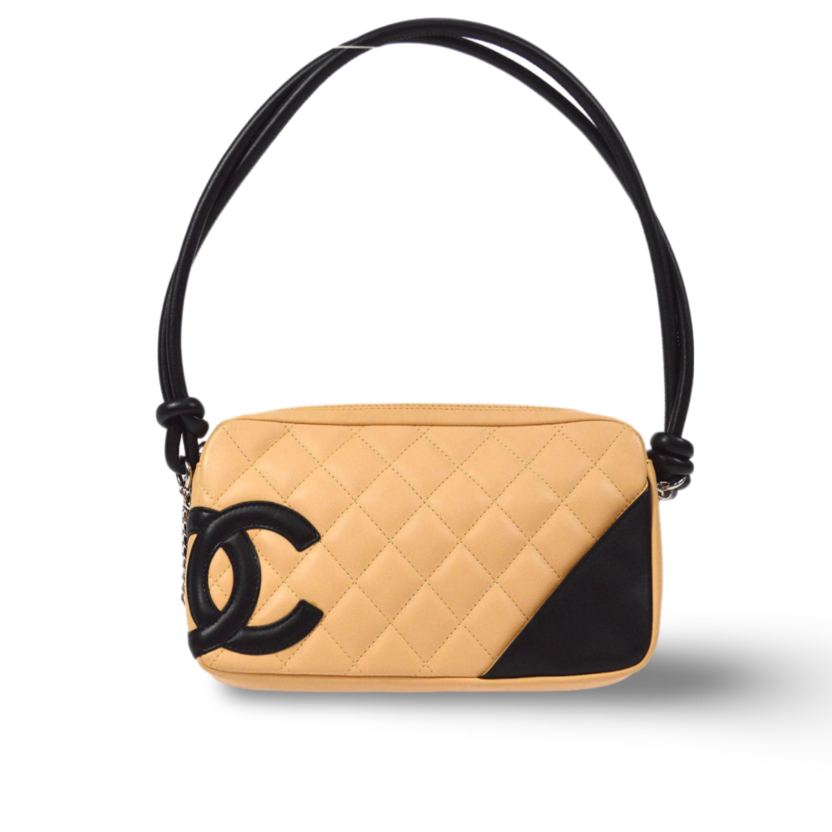 Chanel Vinage Calfskin Cambon Handbag Beige