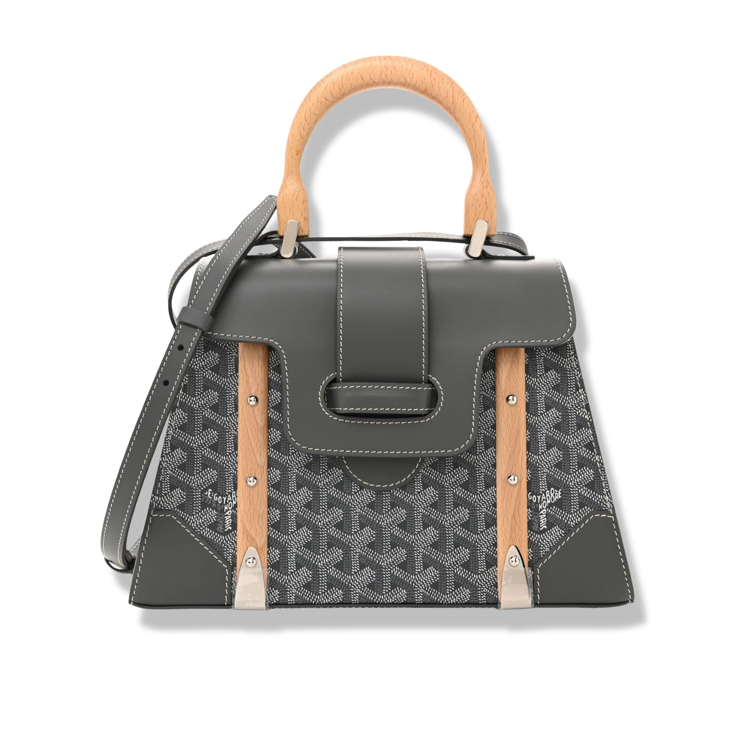 Goyard Goyardine Saigon PM Bag - SHW/ Grey