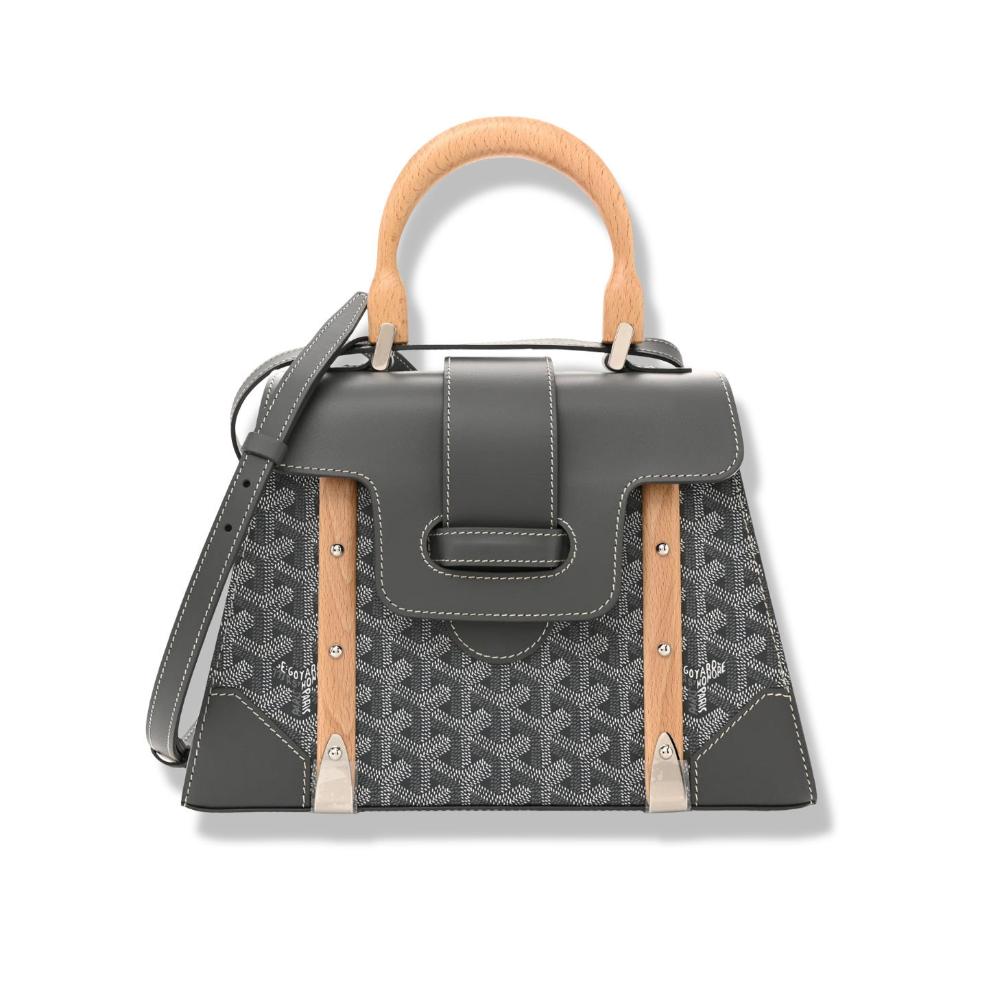 Goyard Goyardine Saigon PM Bag - SHW/ Grey