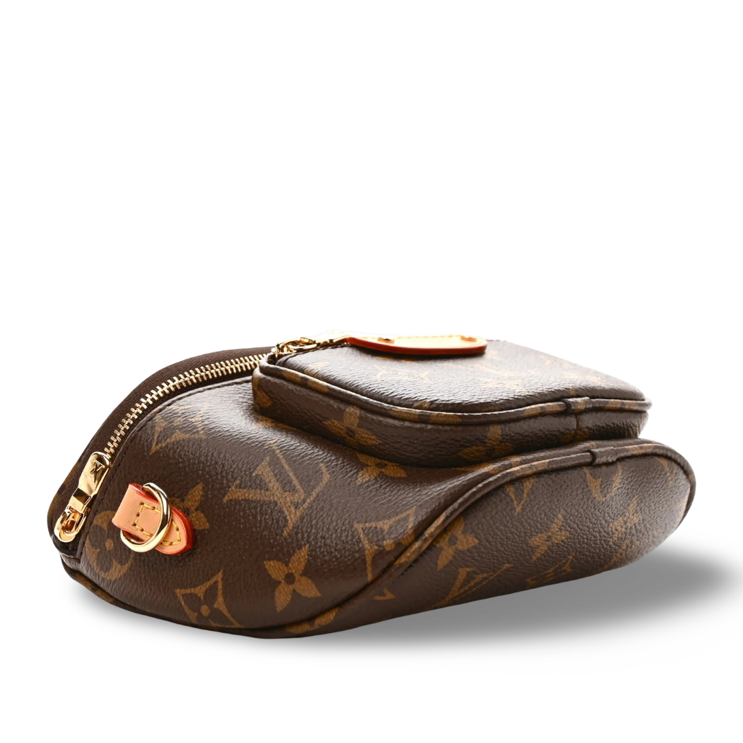 Louis Vuitton Monogram Mini Bumbag - GHW/ Brown