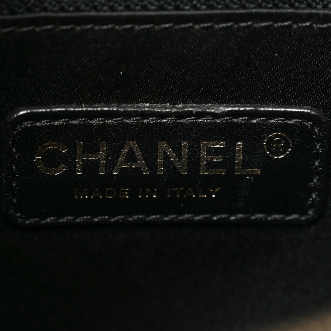 Chanel Quilted Caviar XL GST Bag - GHW/ Black