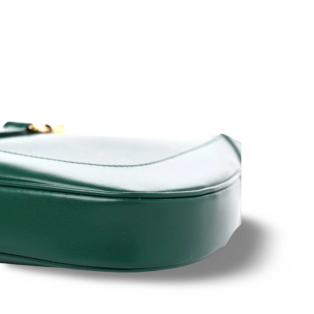 Gucci Calfskin Small Jackie 1961 Hobo - GHW/Emerald