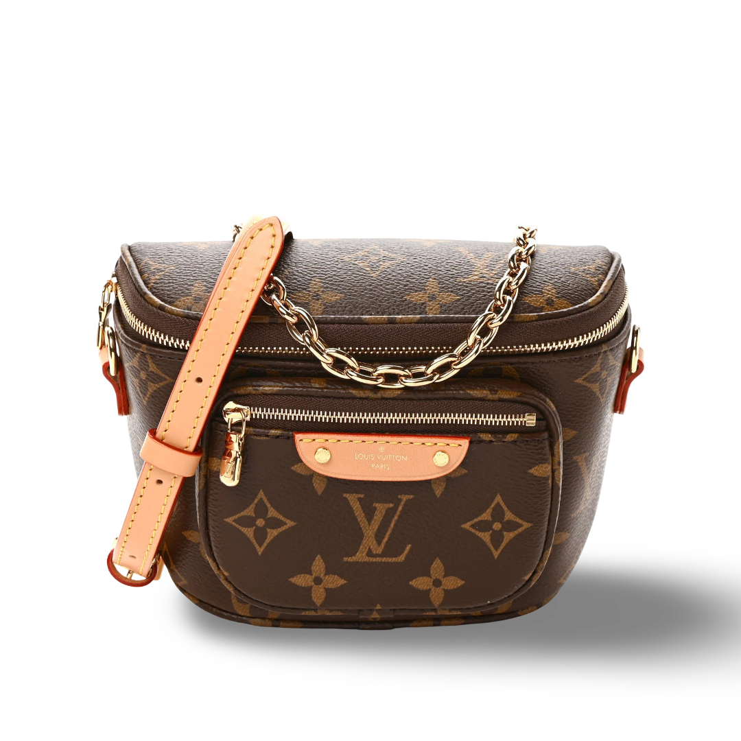 Louis Vuitton Monogram Mini Bumbag - GHW/ Brown