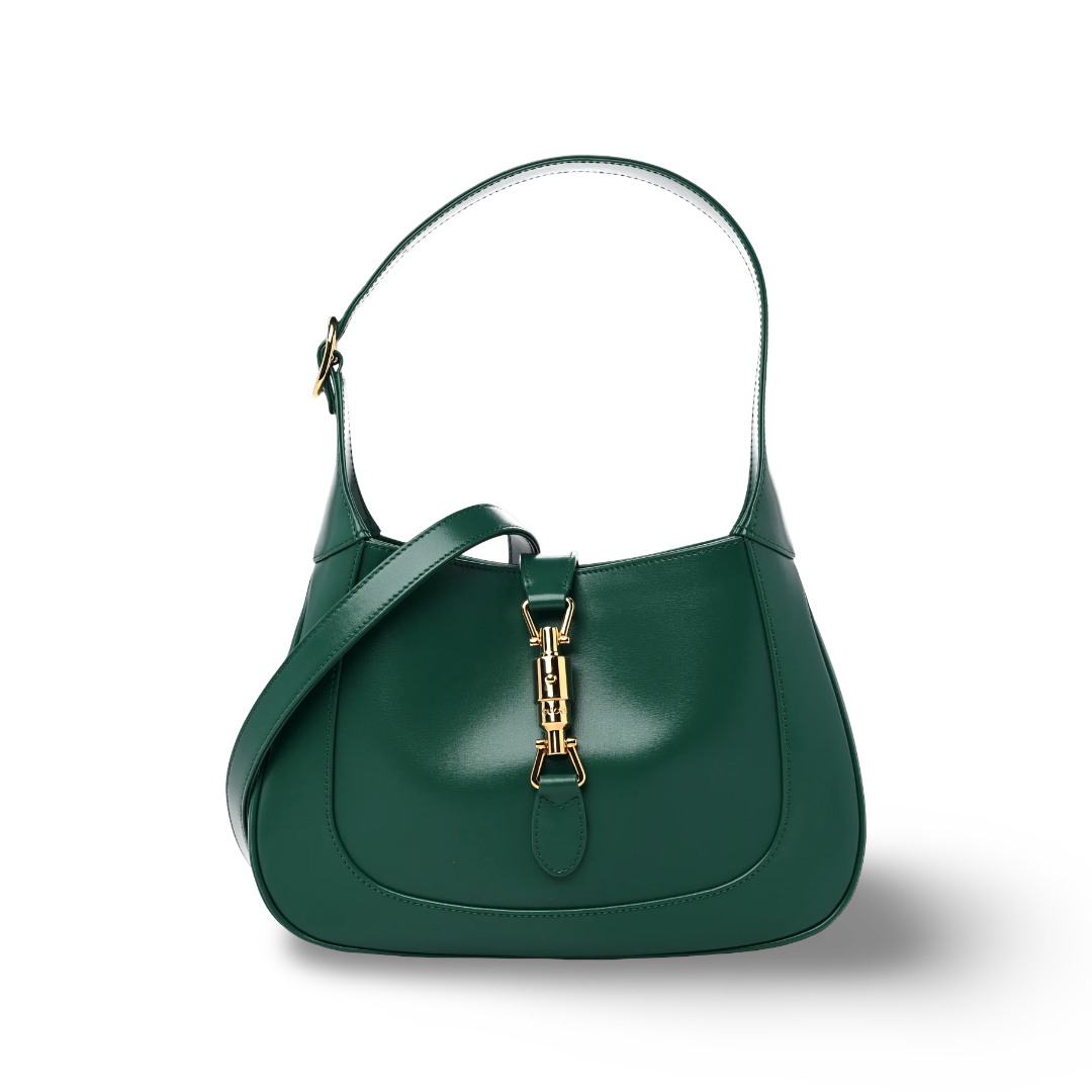 Gucci Calfskin Small Jackie 1961 Hobo - GHW/Emerald