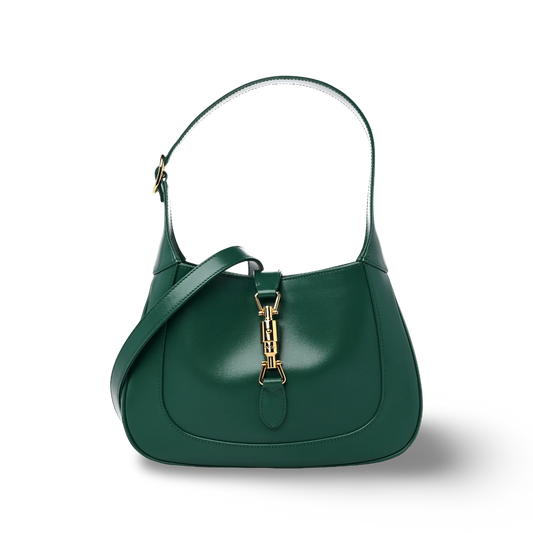 Gucci Calfskin Small Jackie 1961 Hobo - GHW/Emerald