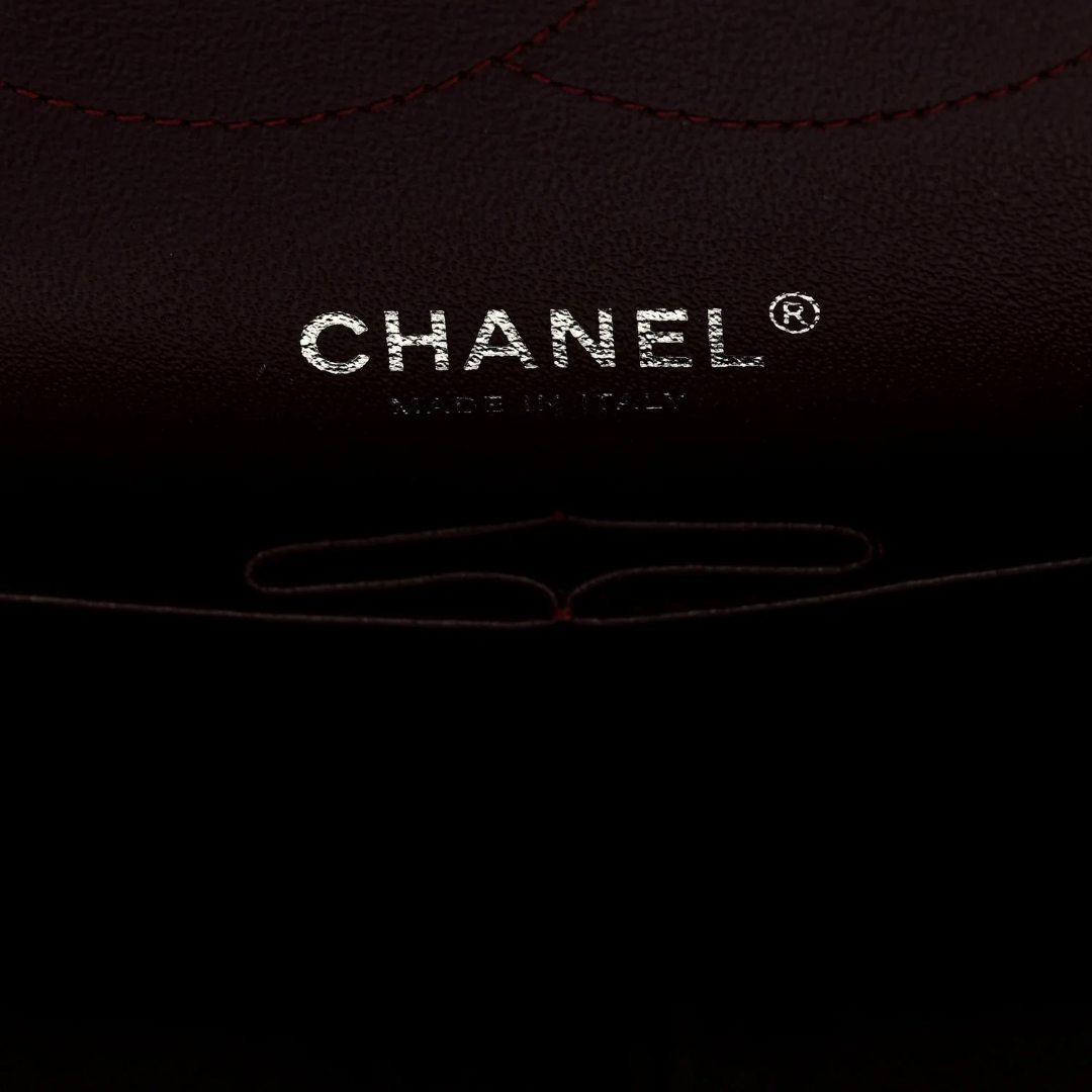 Chanel Quilted Lambskin Jumbo Classic Double Flap - SHW/ Black
