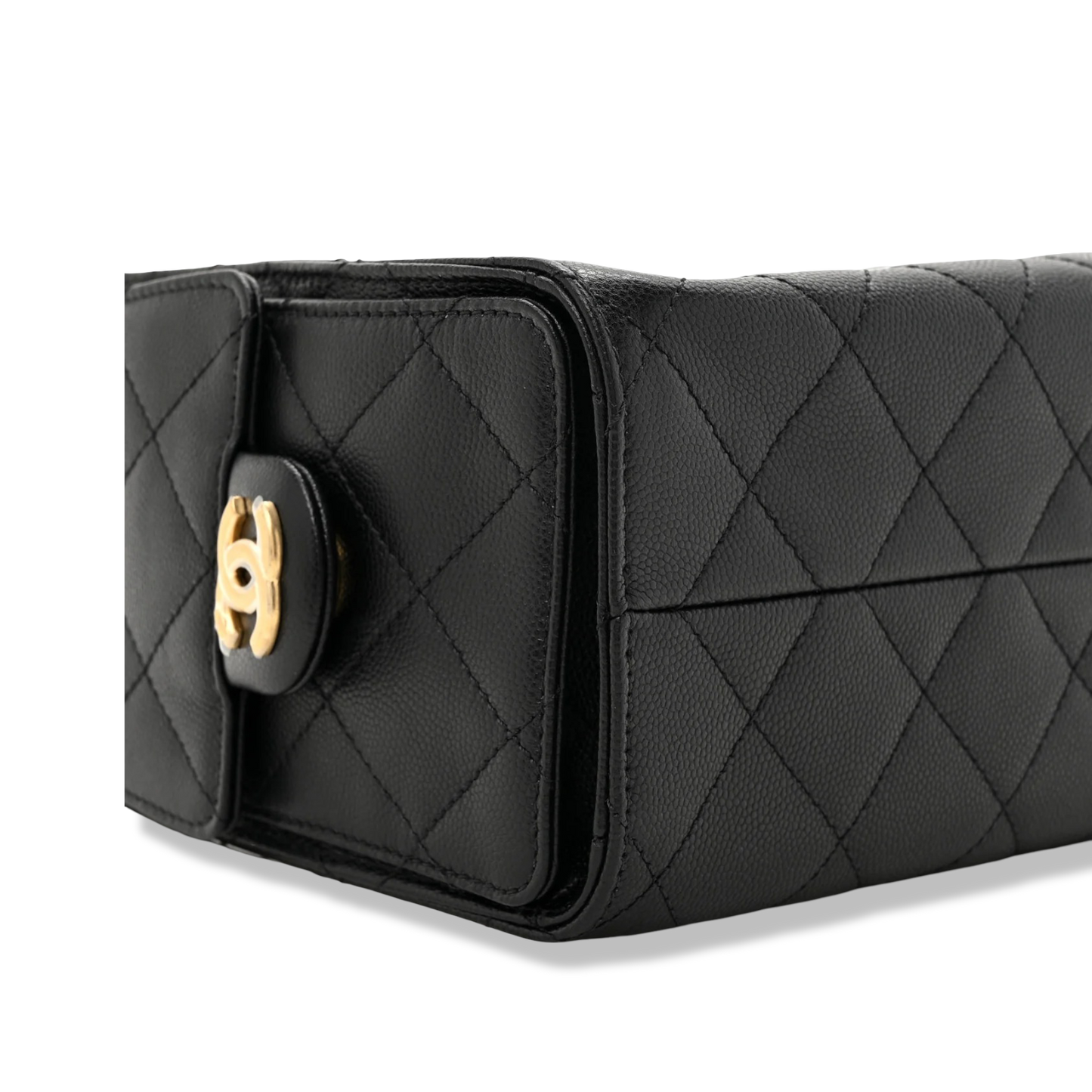 Chanel Quilted Caviar Mini 25bag - GHW/ Black