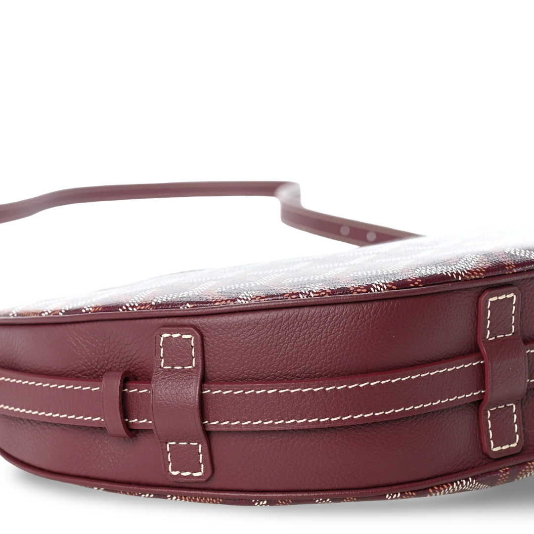 Goyard Goyardine Hirondelle Bag- SHW/ Burgundy
