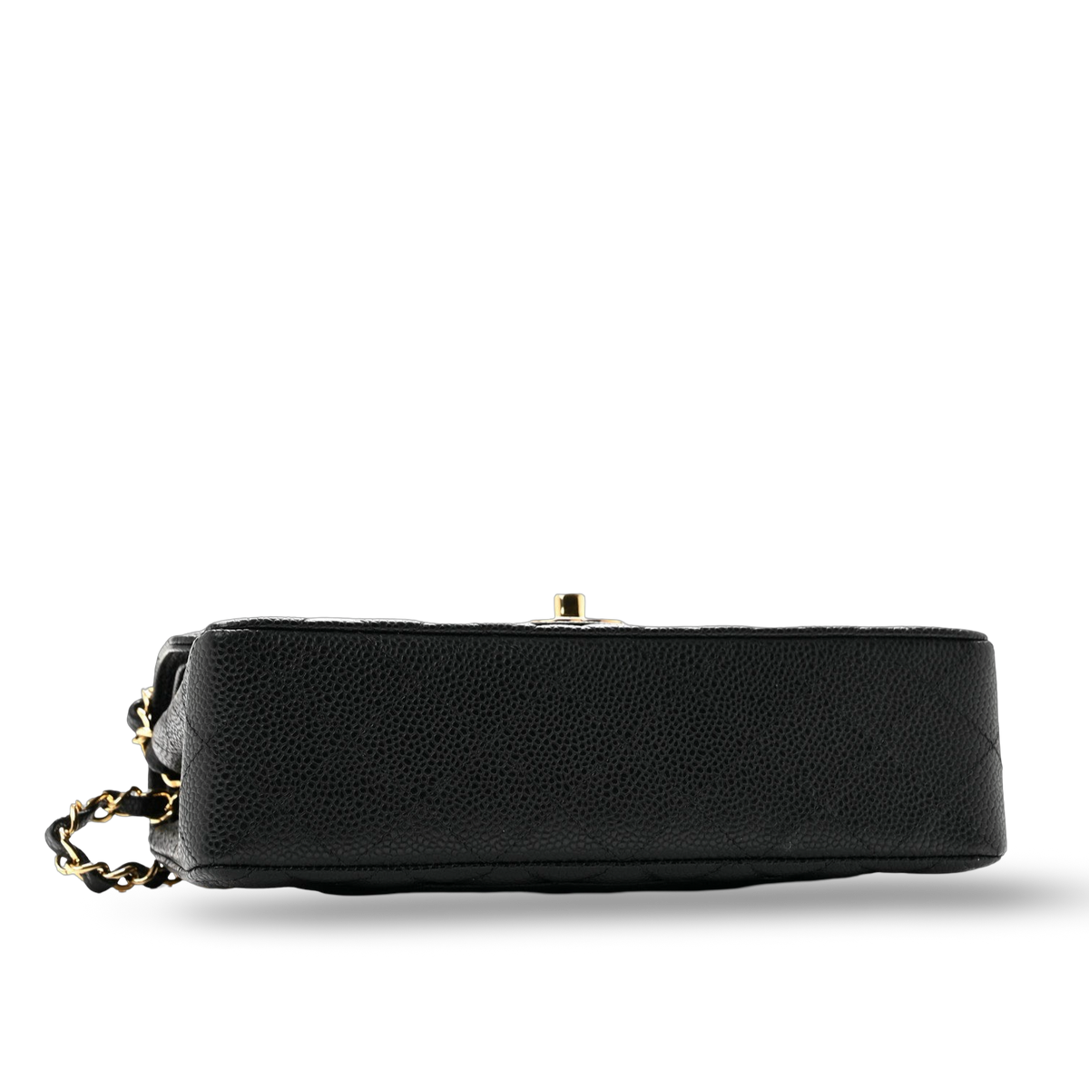 Chanel Quilted Caviar Small Double Flap - GHW/ Black