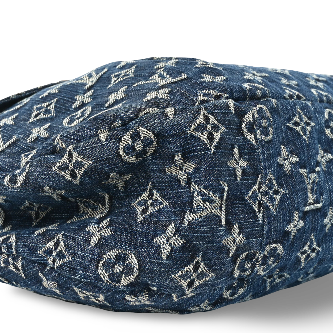 Louis Vuitton Denim GM Daily Gris Bag - GHW/ Blue
