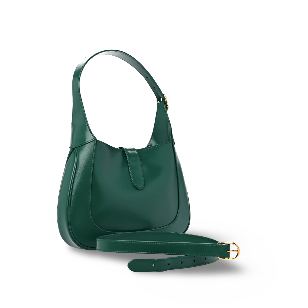 Gucci Calfskin Small Jackie 1961 Hobo - GHW/Emerald