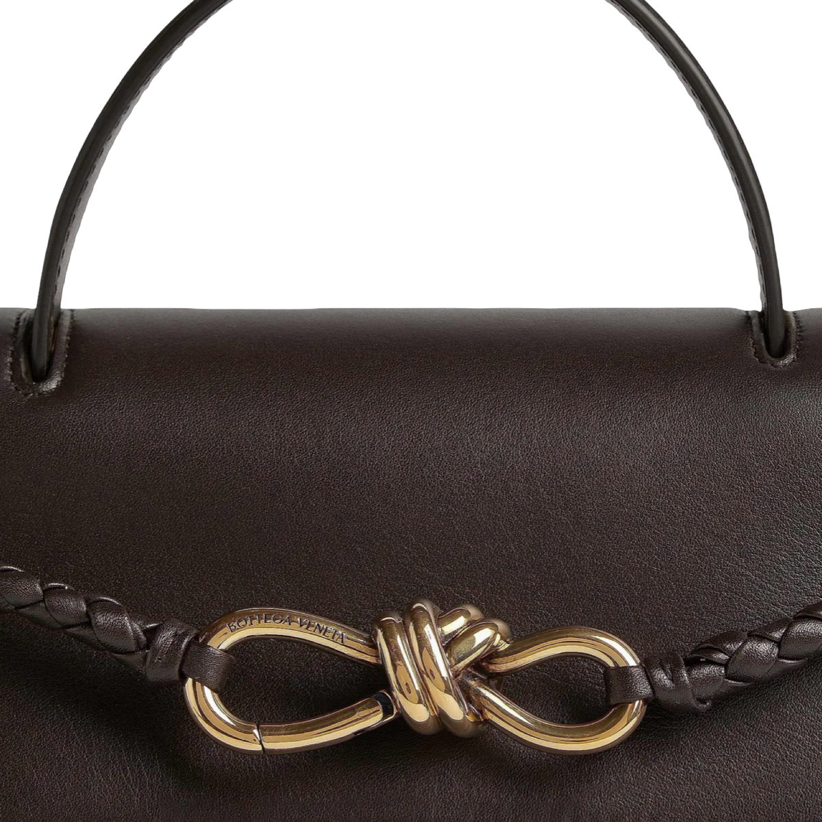 Bottega Veneta Ciao Ciao Small Leather Top Handle Bag - GHW / Brown