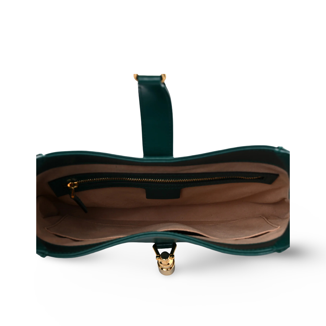 Gucci Calfskin Small Jackie 1961 Hobo - GHW/Emerald