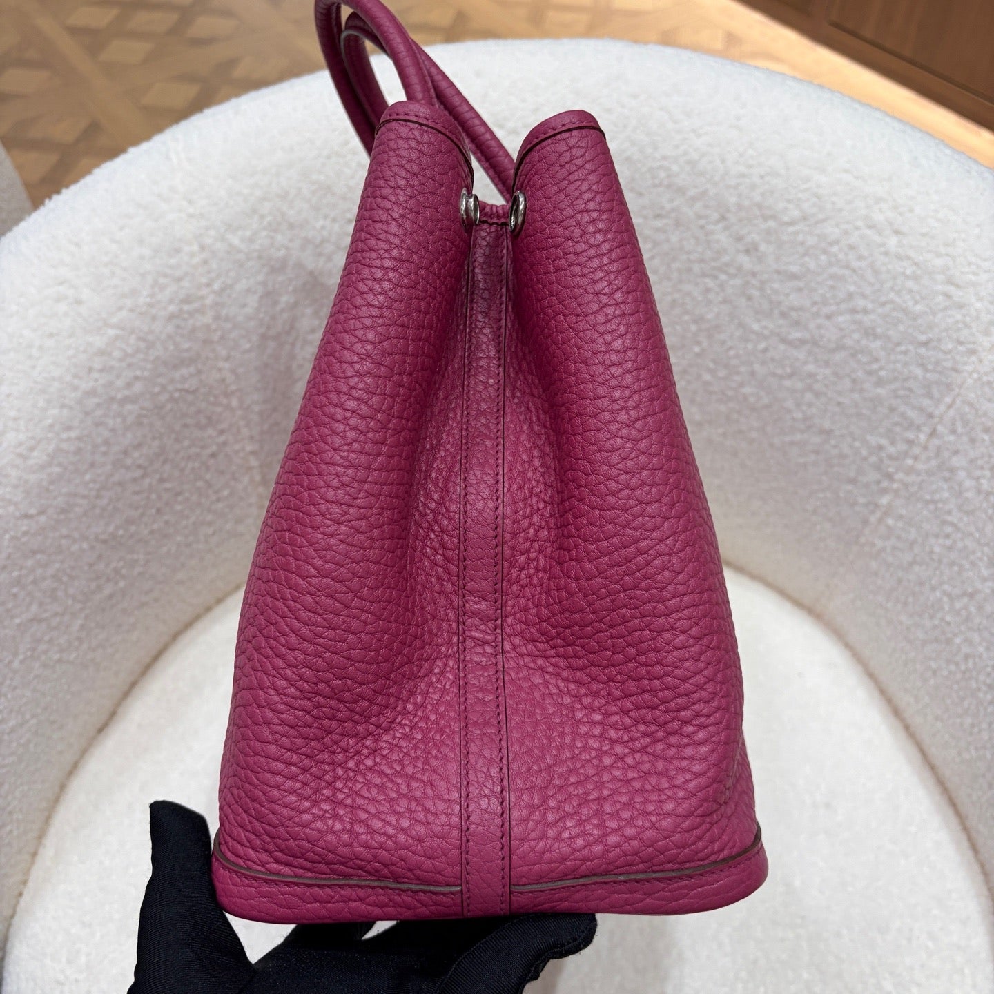 Hermes Togo Garden Tote - SHW / Rose Pink
