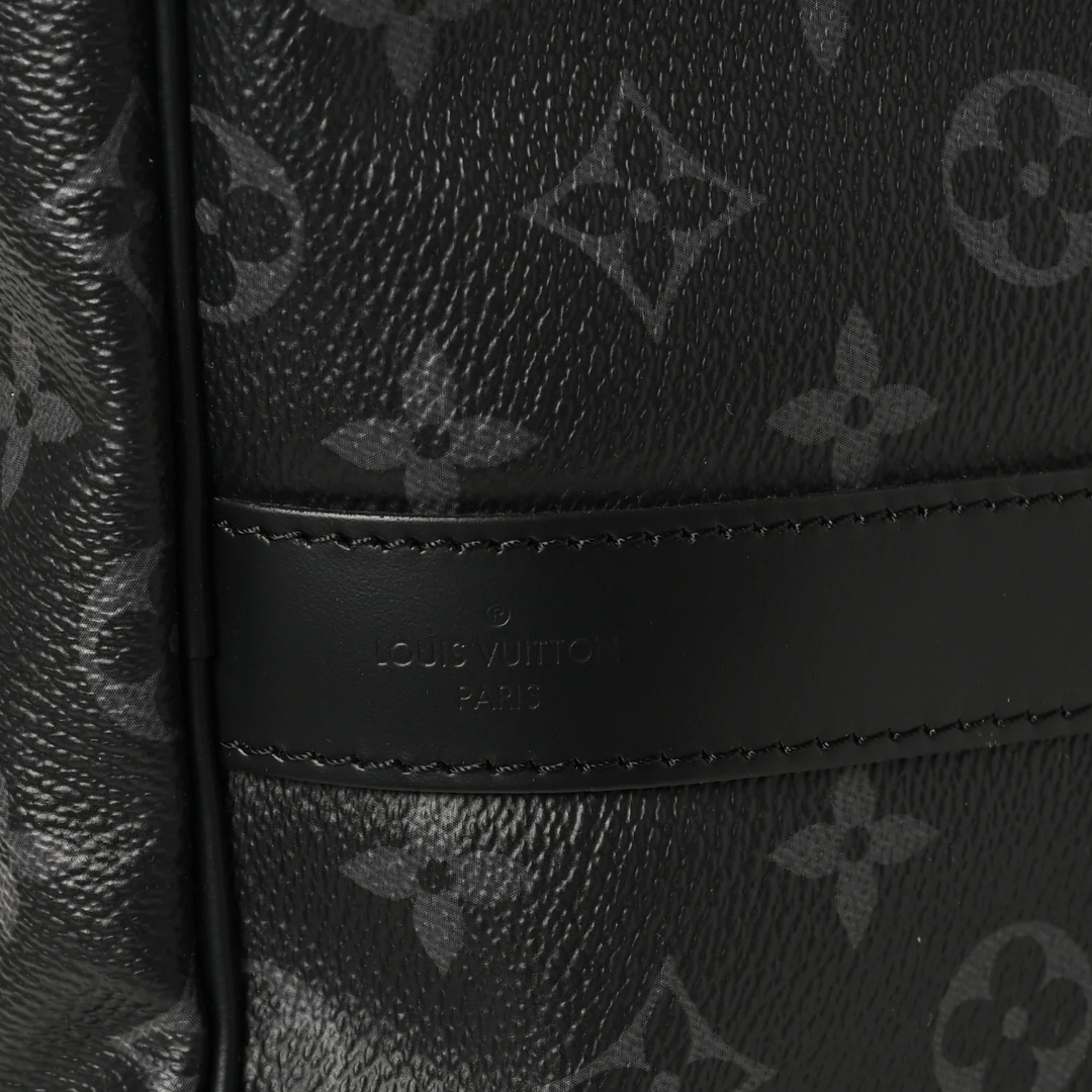 Louis Vuitton Monogram Eclipse Keepall Bandouliere 55 - SHW/ Black