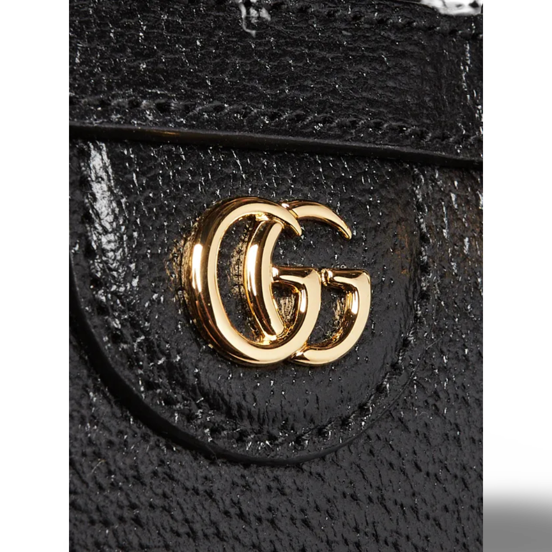 Gucci Quilted Leather Mini Diana Zip Tote Bag - GHW/ Black