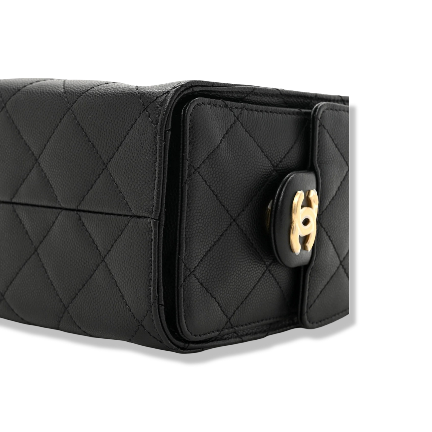 Chanel Quilted Caviar Mini 25bag - GHW/ Black