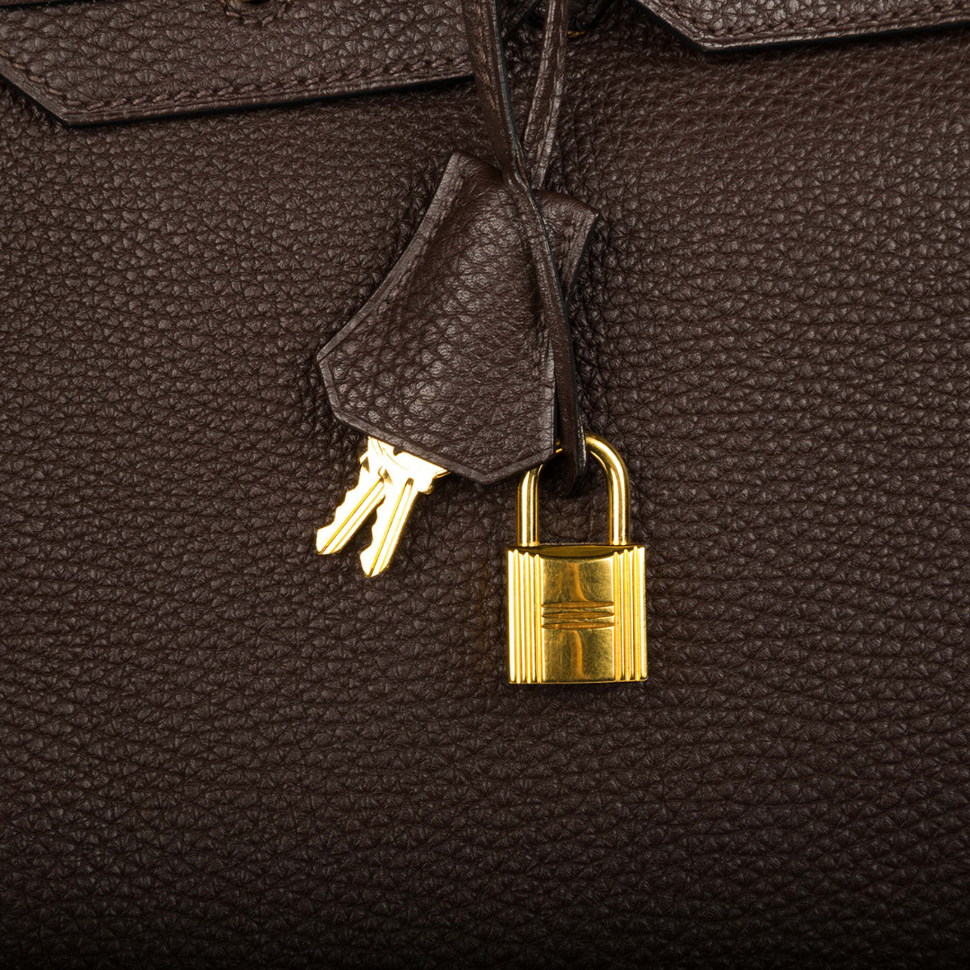 Hermes Togo Birkin 35 Bag - GHW / Havane