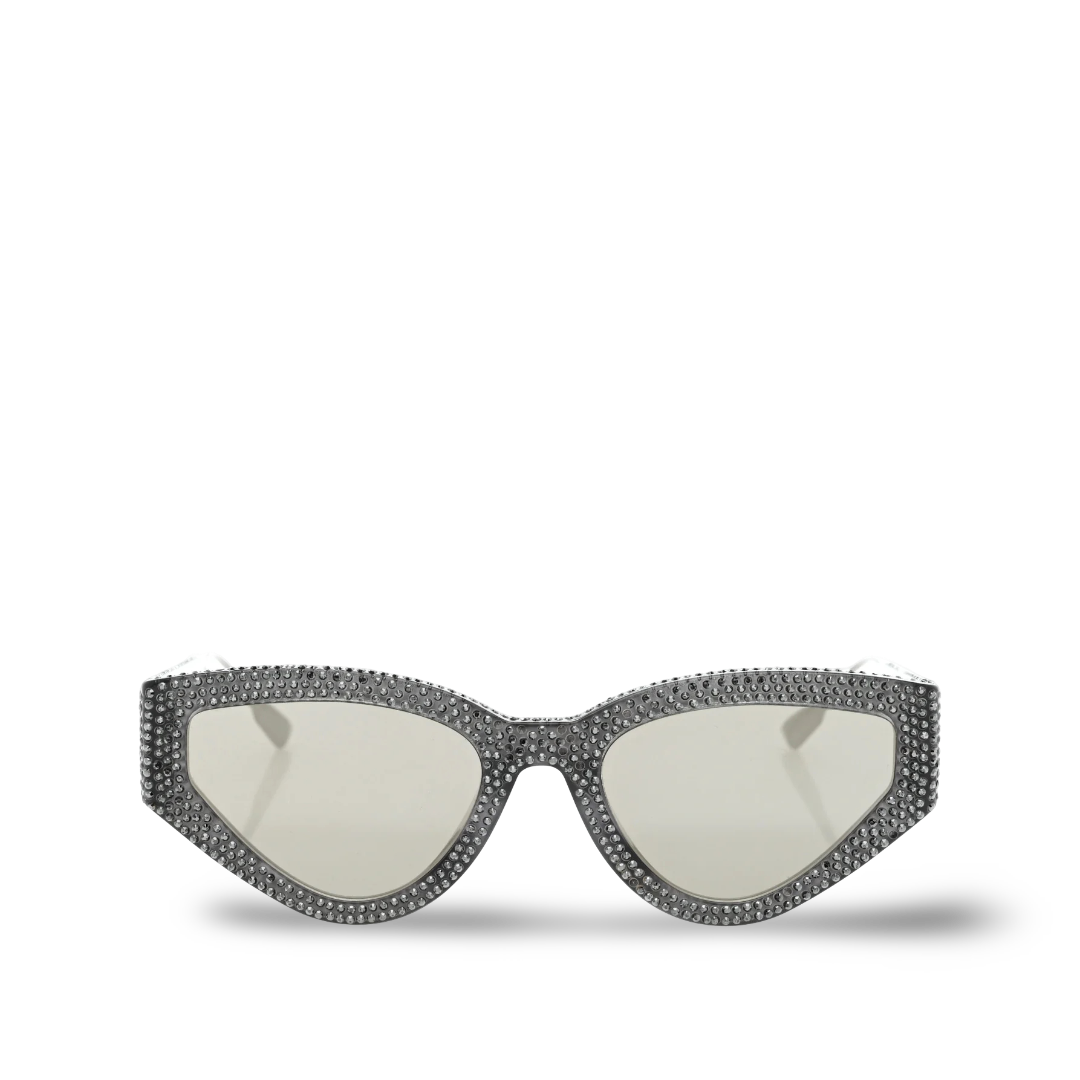 Dior Acetate Crystal Sunglsses - Black