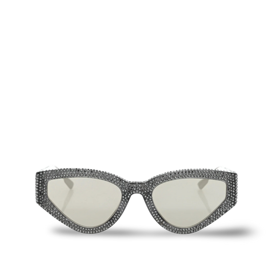 Dior Acetate Crystal Sunglsses - Black