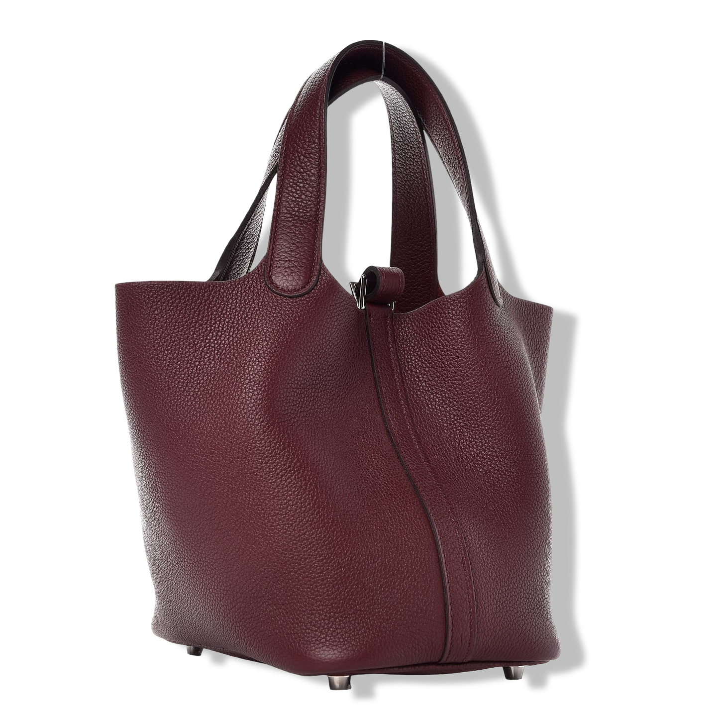 Hermes Togo Picotin Lock 18 bag - SHW / Bordeaux