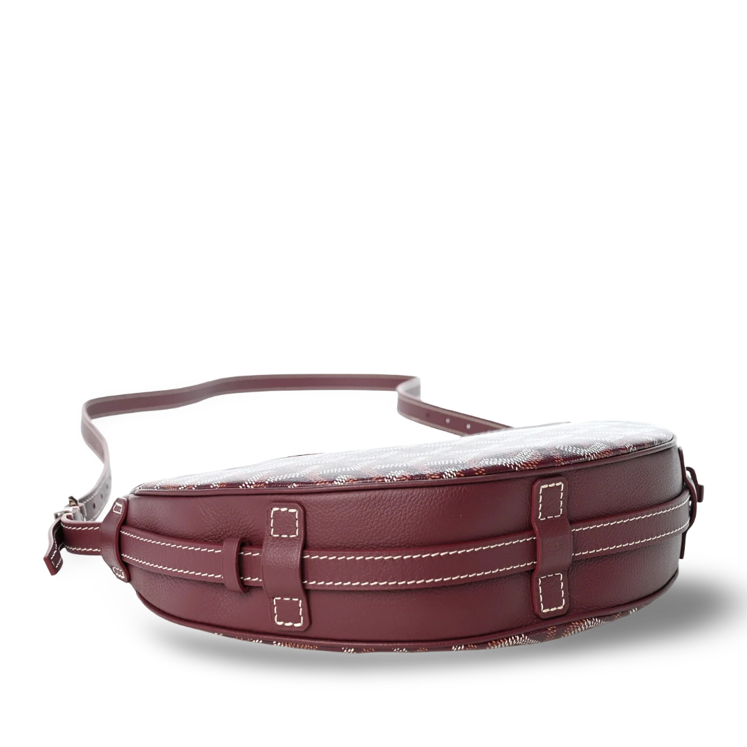 Goyard Goyardine Hirondelle Bag- SHW/ Burgundy