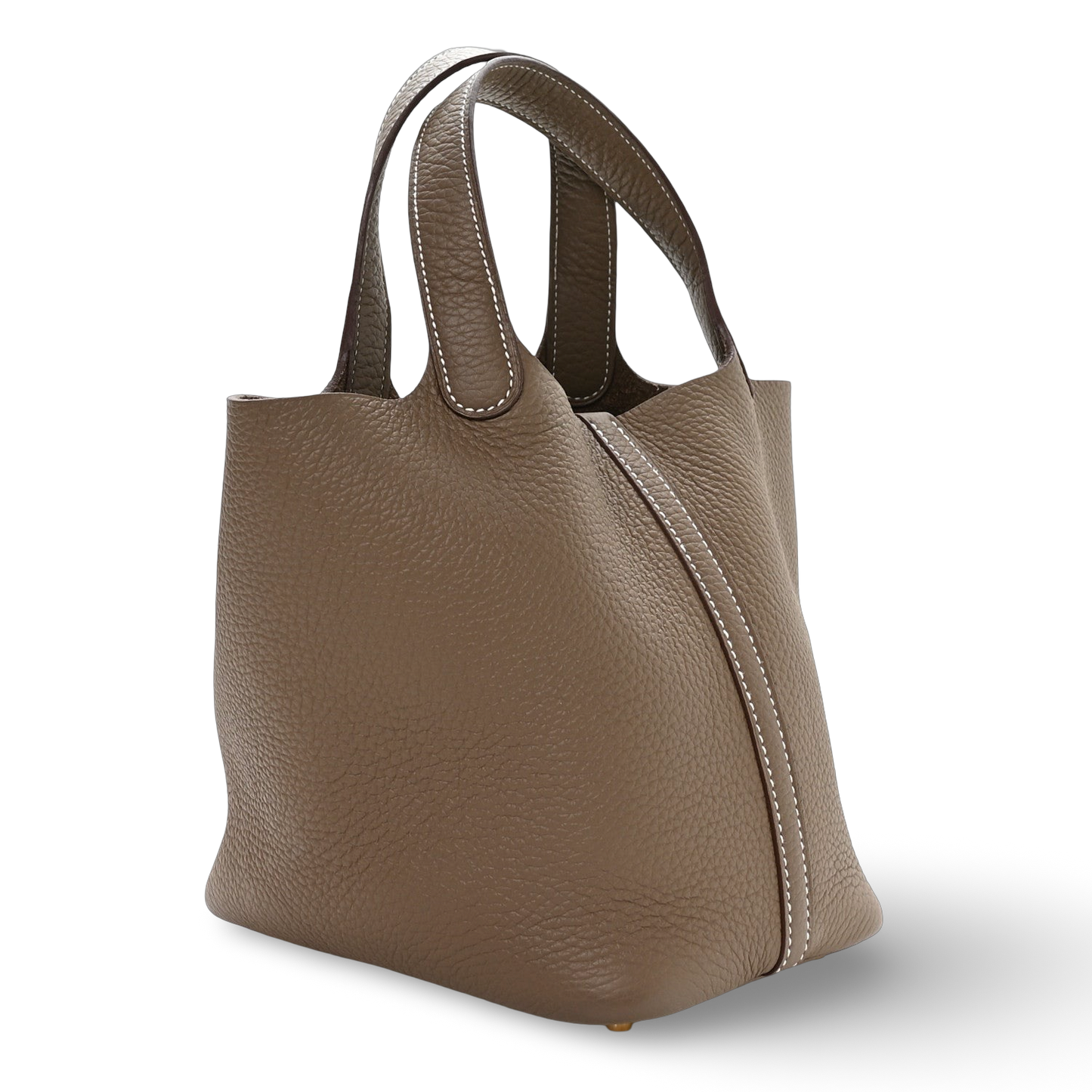 Hermes Togo Picotin Lock 18 Bag - GHW/Etoupe