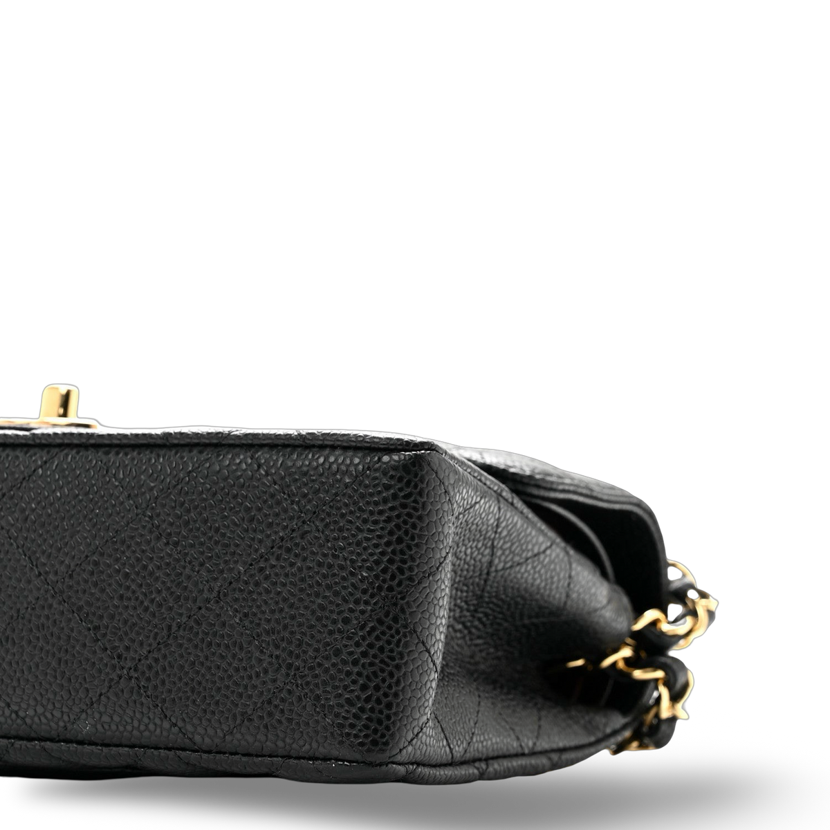 Chanel Quilted Caviar Small Double Flap - GHW/ Black